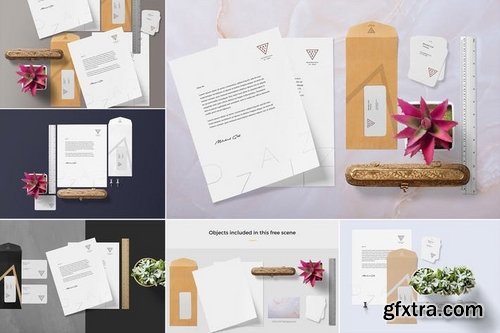 Stationery Mockup Scenes