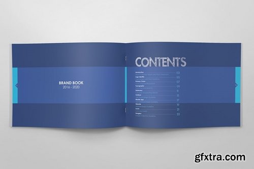 Cool Blue - Brand Guideline Template