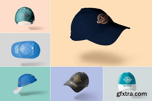 6 Baseball Cap Mockups