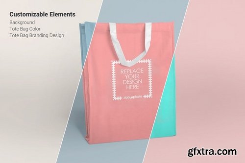 6 Tote Bag Mockups