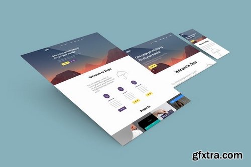 8 Website Mockups