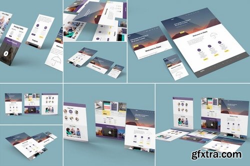 8 Website Mockups