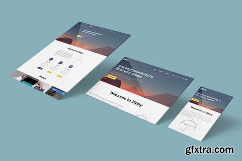 8 Website Mockups