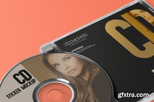 CD Label & Case Mockups