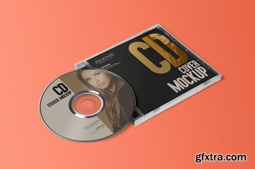 CD Label & Case Mockups