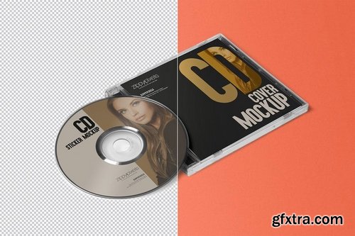 CD Label & Case Mockups