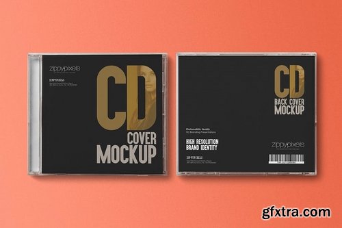 CD Label & Case Mockups