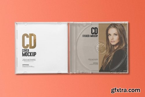 CD Label & Case Mockups