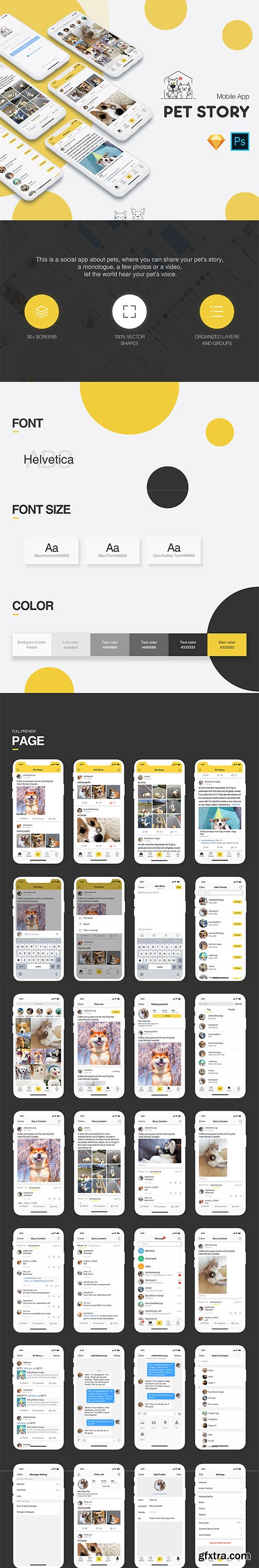 Pet Story UI Kit