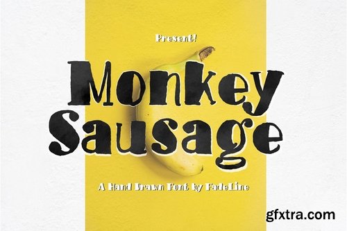 CM - Monkey Sausage! Funny Font 2893183