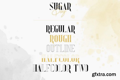 Sugar Spice Font Duo and Extras