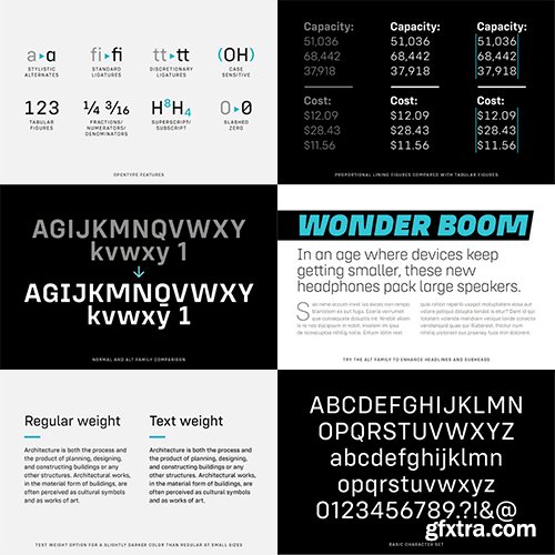 CreativeMarket Config Complete Font Family 2894268 - 40 FONTS