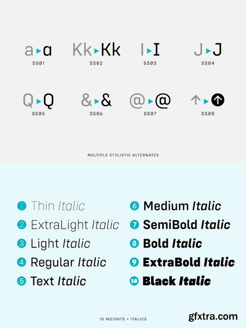 CreativeMarket Config Complete Font Family 2894268 - 40 FONTS