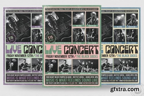 Live Concert Flyer Template V10