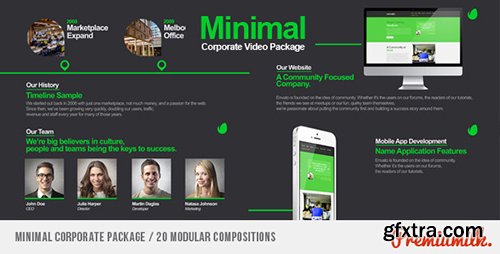 Videohive Minimal Corporate Package 7659476