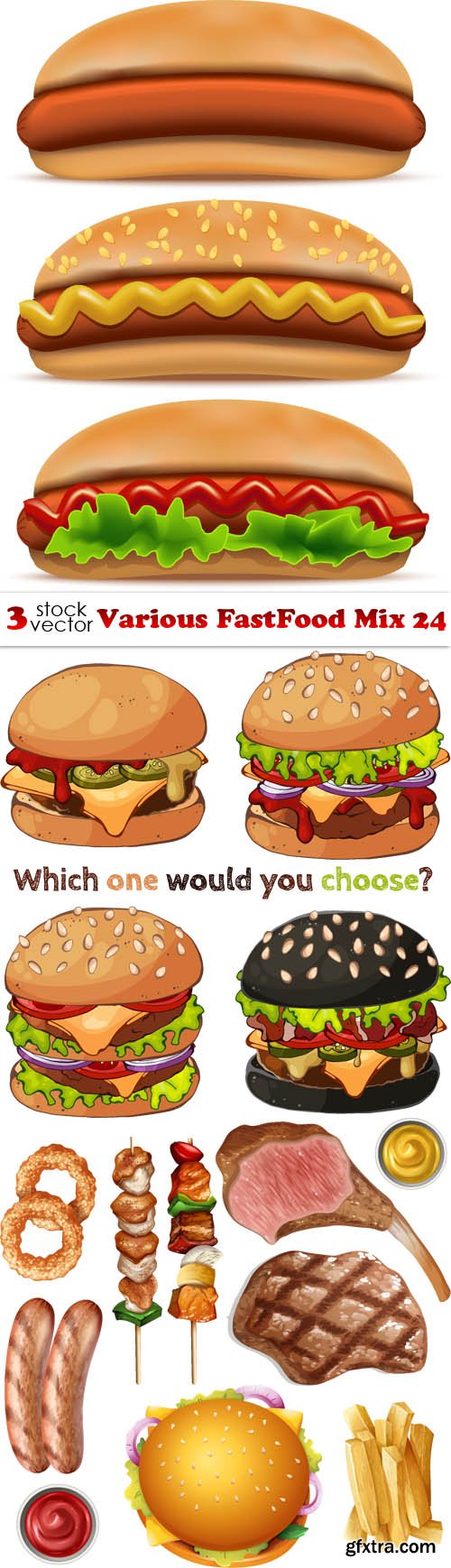 Vectors - Various FastFood Mix 24