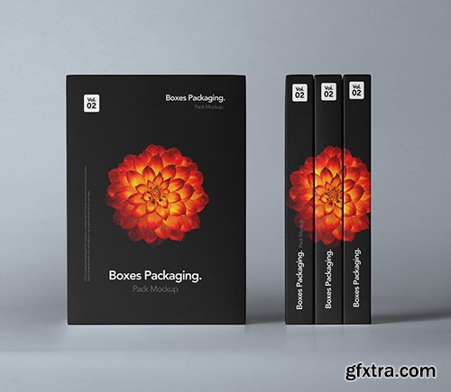 Psd Boxes Packaging Pack Mockup 2