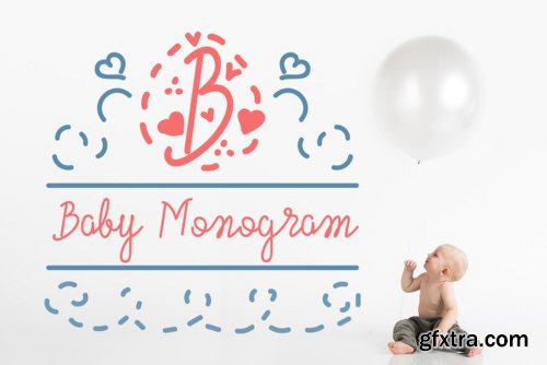 Baby Monogram Font