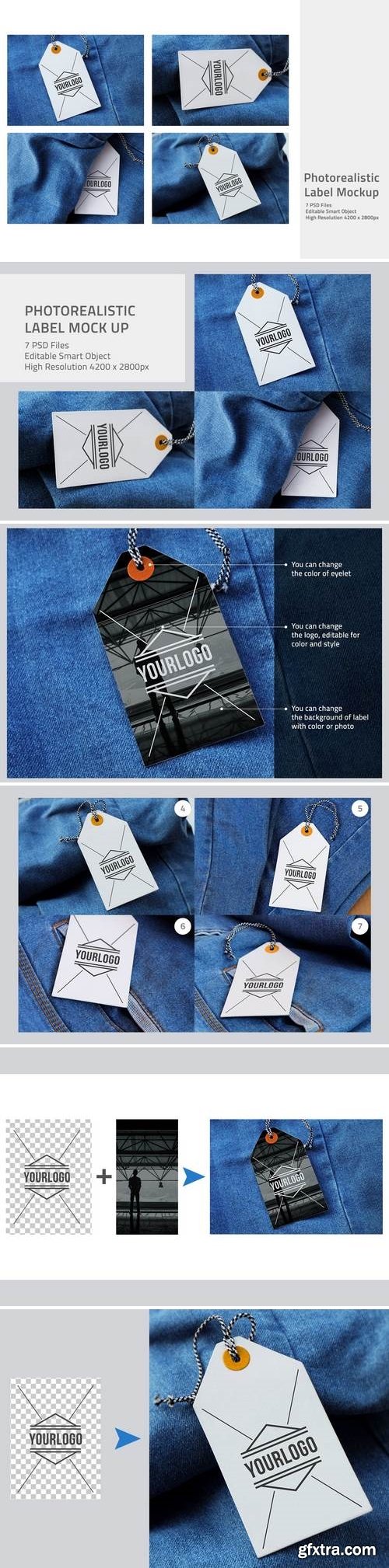 Photorealistic Label Mockup