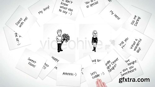 Videohive Animated Love Messages 3995466