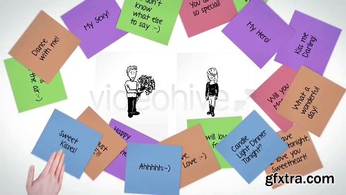 Videohive Animated Love Messages 3995466