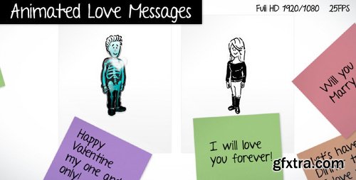 Videohive Animated Love Messages 3995466