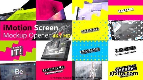 Videohive Stomp Screen Mockup Opener 21654917