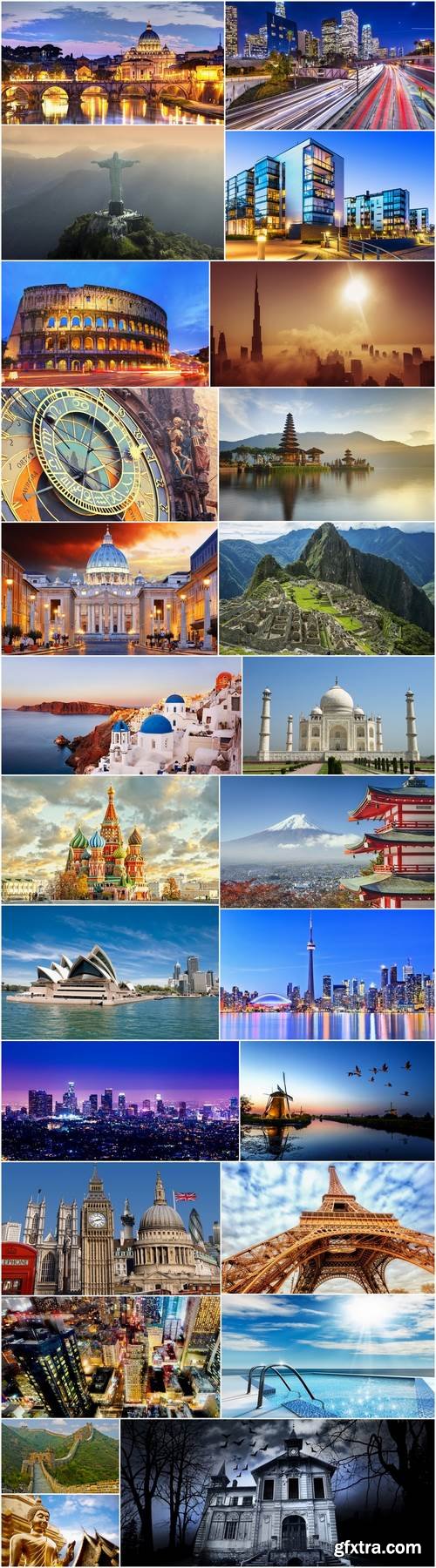 Architecture of different countries skyscraper historical building travel sights 25 HQ Jpeg