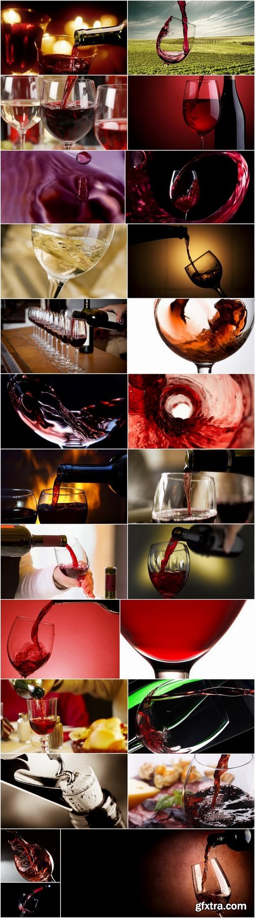 Wine still life red and white grape garnet glass barrel 2-25 HQ Jpeg