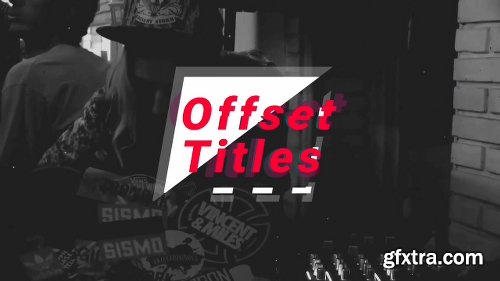 Videohive Offset Titles 21439961