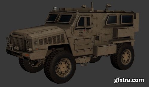 RG-33 Military Vehicle 3D model