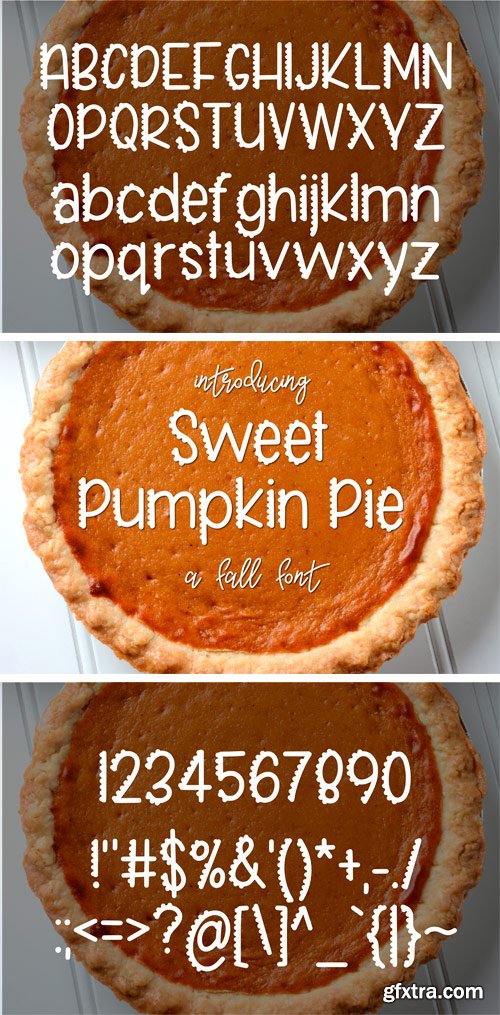 Fontbundles - Sweet Pumpkin Pie 38517