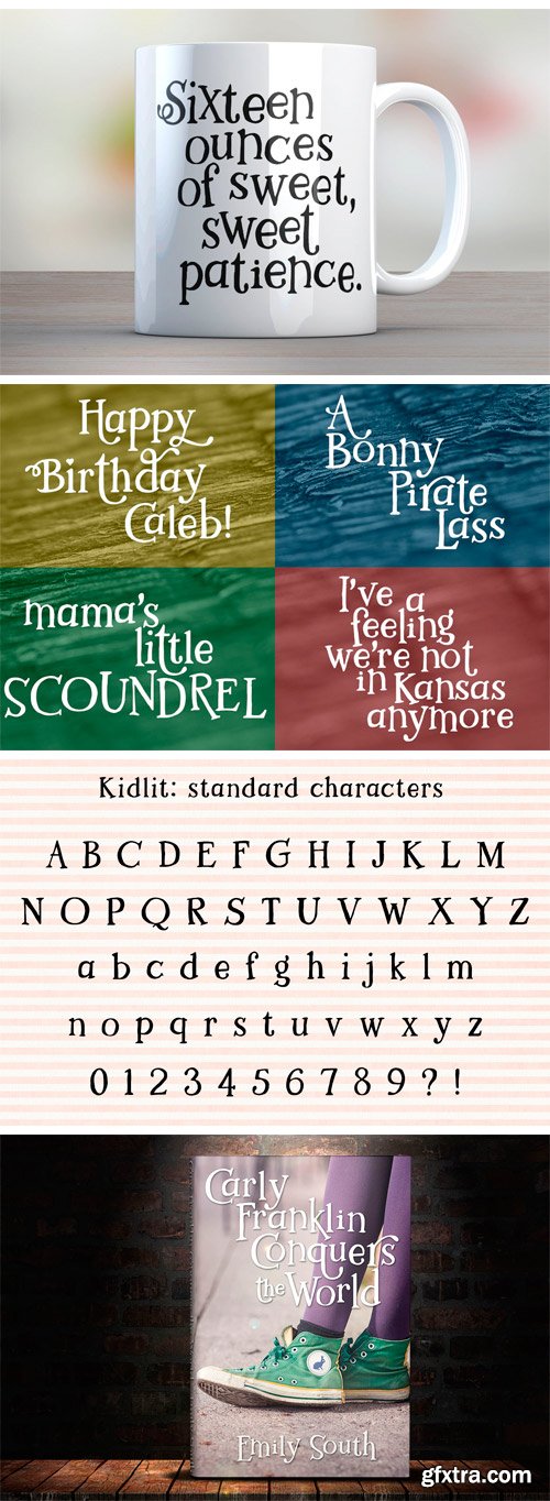 Fontbundles - Kidlit: A Fun Serif Font! 9536