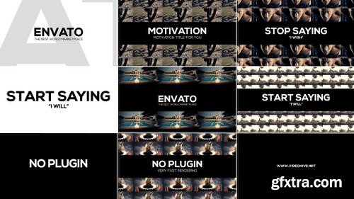 Videohive Clean Motivation Title 19656052