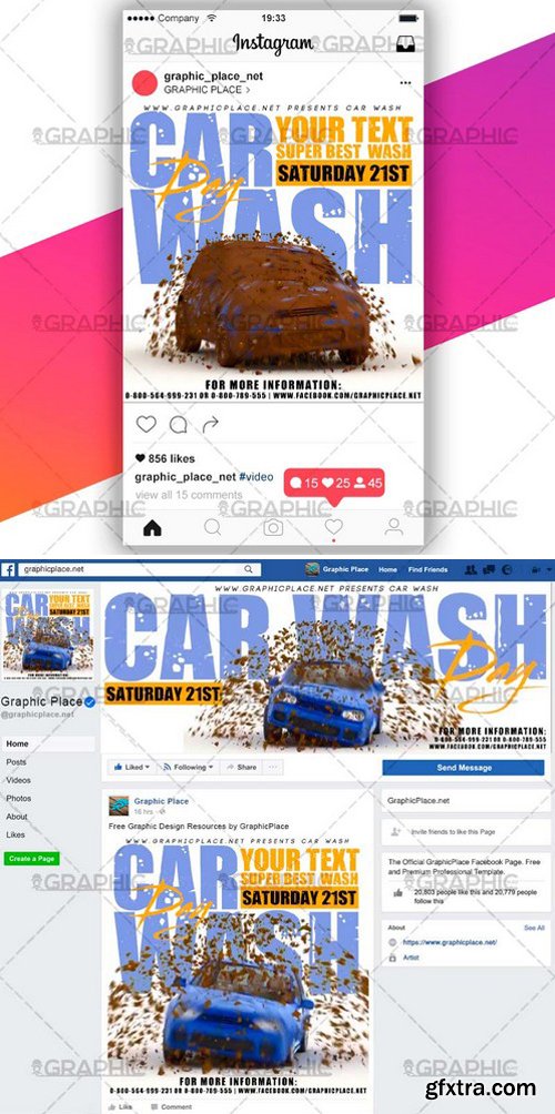 CAR WASH &ndash; SOCIAL MEDIA VIDEO TEMPLATE