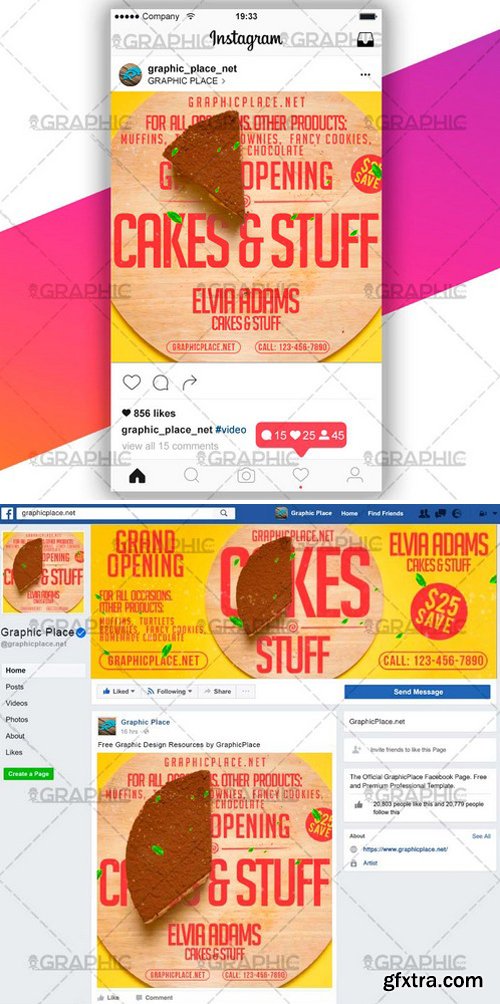 CAKE &ndash; SOCIAL MEDIA VIDEO TEMPLATE