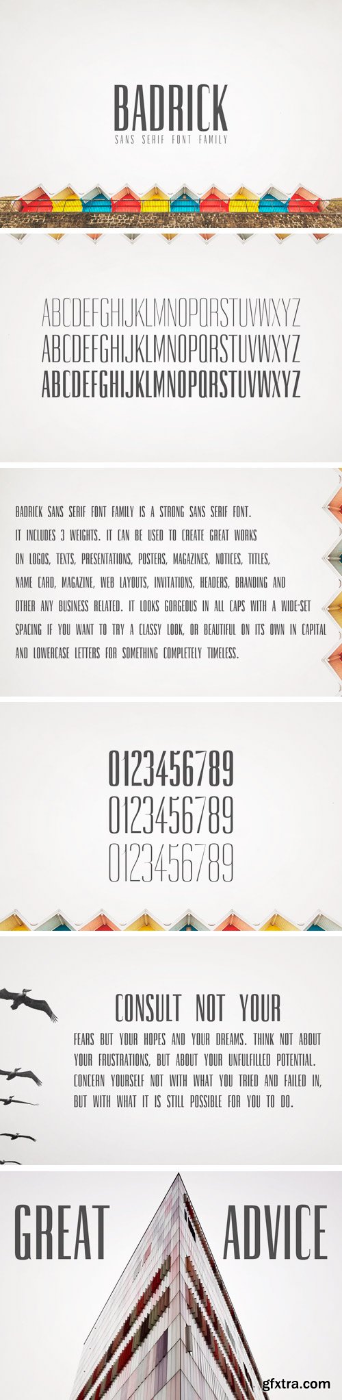 Badrick Sans Serif Font Family