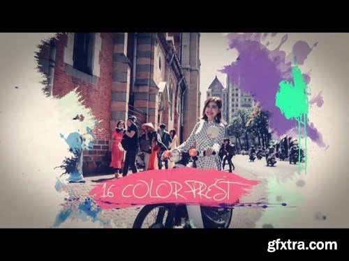 Watercolor And Ink Slideshow After Effects Templates  22808