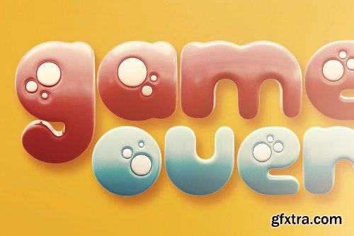 CreativeMarket Funny Futuro – 3D Lettering 2831271