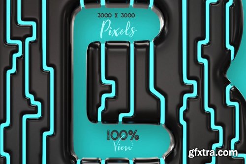 CreativeMarket Tron Futuro – 3D Lettering 2659321