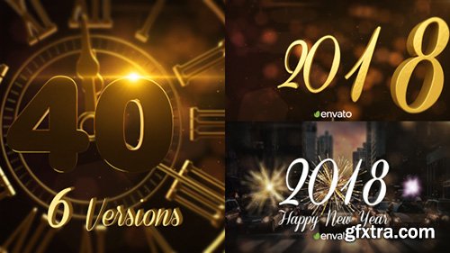 Videohive New Year Countdown 2018 | Gold and Silver 19175127