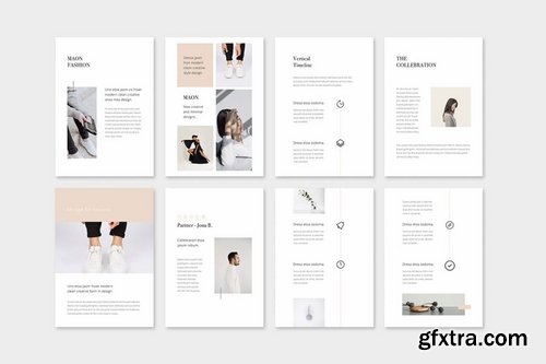 MAON - Vertical Keynote A4 + US Letter Template