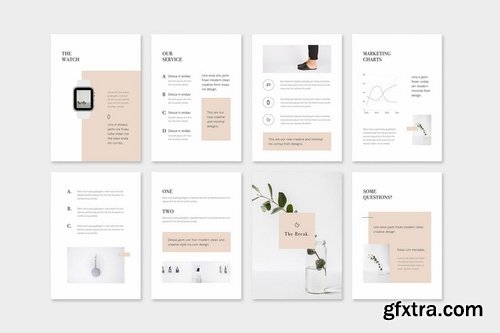 MAON - Vertical Keynote A4 + US Letter Template