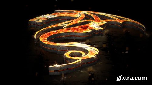 Videohive Flames 3D Logo 22134540