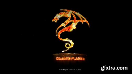 Videohive Flames 3D Logo 22134540