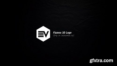 Videohive Flames 3D Logo 22134540