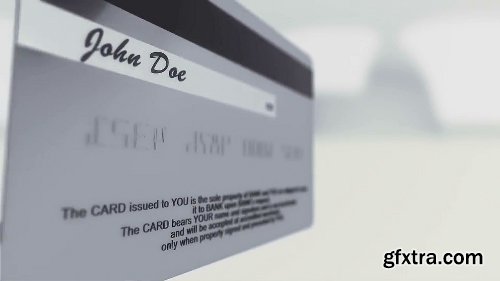 Videohive Element 3D Credit Card 11660674