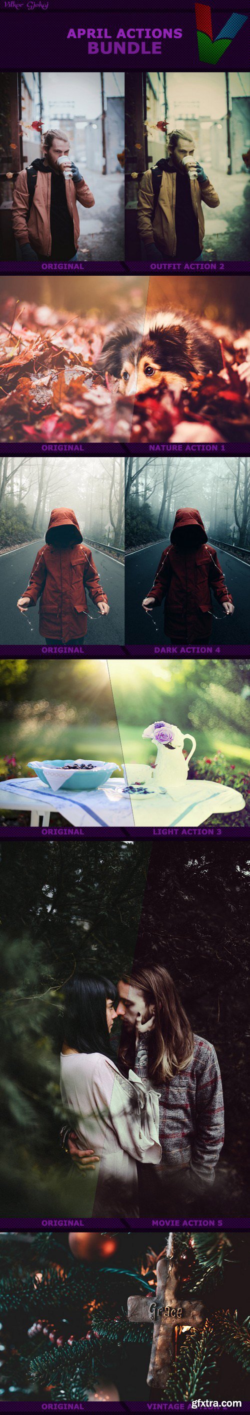 Graphicriver - December Photoshop Actions Bundle 19223539