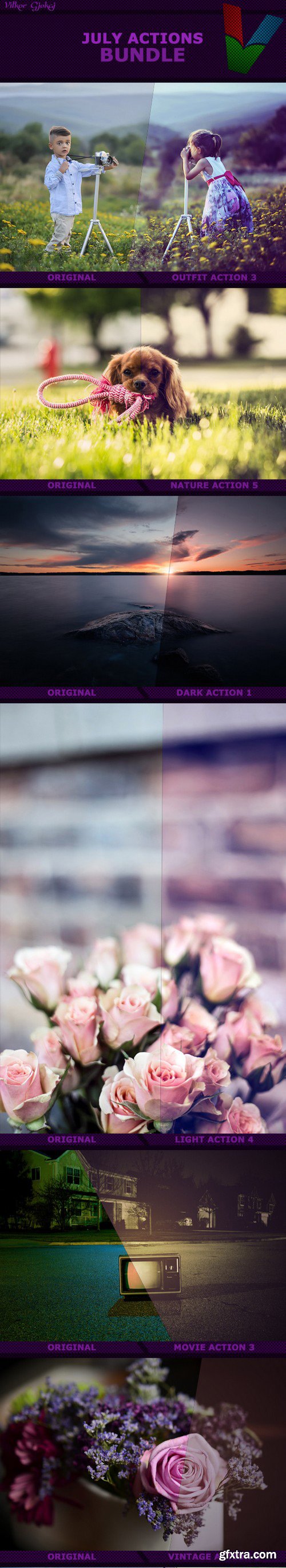 Graphicriver - July Photoshop Actions Bundle 17268788