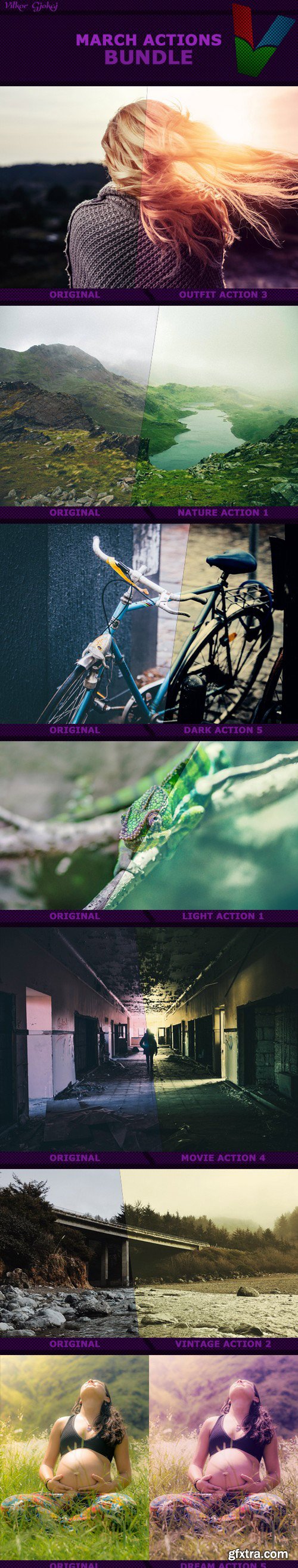 Graphicriver - March Photoshop Actions Bundle 15584358